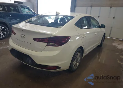 2019 Hyundai Elantra Sel z USA, uszkodzony, nr VIN 5NPD84LF3KH408676